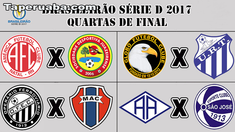 Resultado de imagem para série d 2017 quartas final