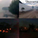 Fogo controlado em incêndio registrado em Taperuaba