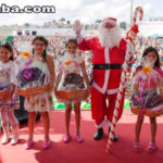 Papai Noel da Grendene fez a alegria de mais de 7.000 crianças neste domingo (10)