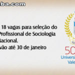 UVA oferta 18 vagas para seleção do Mestrado Profissional de Sociologia em Rede Nacional