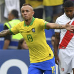Com mais um gol do cearense Éverton, Brasil goleia o Peru e avança na Copa América
