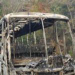 Incêndio atinge ônibus na Serra de Baturité