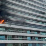 Incêndio atinge imóvel de condomínio na Beira-Mar, em Fortaleza