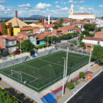 Ivo Gomes inaugura a  areninha Sebastião Ferreira de Sousa, localizada no bairro Sumaré