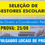 Prefeitura de Sobral divulga locais de prova da seleção de gestores escolares