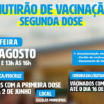 Sobral: Mutirão de vacinação para segunda dose acontece nesta sexta-feira (06/08)