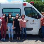 Socorrinha Brasileiro acompanha entrega da nova ambulância tipo UTI móvel para Bilheira