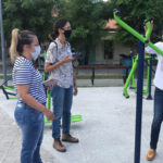 Nova praça no bairro Parque Silvana recebe últimos ajustes para inauguração