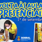 Escolas públicas de Sobral retomam aulas presenciais no dia 1º de setembro