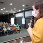 Prefeita em exercício participa de seminário no auditório do Serviço Social da Indústria (Sesi)