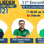 #SobralnoEnem terá aulas de Linguagens e Códigos em seu 11º encontro neste sábado (16)