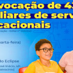 Prefeitura convoca 43 auxiliares de serviços educacionais aprovados em seleção pública