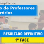 Divulgado resultado definitivo da primeira fase da seleção de professores temporários