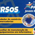 Projeto Jovem Bolsista abre inscrições para cursos de qualificação profissional