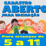 Prefeitura de Sobral abre cadastro para vacinação de crianças de 5 a 11 anos contra a Covid-19
