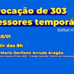 Secretaria da Educação de Sobral convoca 303 professores temporários
