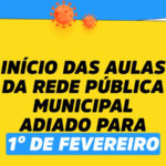 Prefeitura de Sobral adia início do ano letivo de 2022 da rede pública municipal de ensino