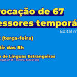 Secretaria da Educação de Sobral convoca 67 professores temporários