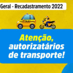 Secretaria do Trânsito e Transportes inicia recadastramento anual de taxistas e mototaxistas