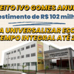 Prefeito anuncia investimento de R$ 102 milhões para universalizar o ensino em tempo integral
