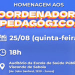 Secretaria da Educação homenageará coordenadores pedagógicos nesta quinta-feira (25)