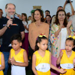 Izolda Cela e Ivo Gomes inauguram Centro de Educação Infantil em Sobral