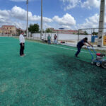 Parque da nova Escola de Artes Raimundo Cela conta com areninha e quadra de tênis