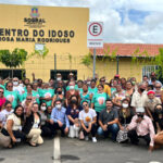 Vice-prefeita acompanha prefeito de Meruoca em visita ao Centro do Idoso de Sobral