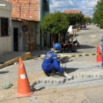 80% das obras de esgotamento sanitário do bairro José Euclides já foram concluídas