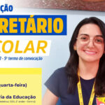 Secretaria da Educação convoca secretários escolares aprovados em seleção pública