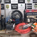 Grupo suspeito de furto e receptação de fios de cobre é preso na Região Norte do Ceará