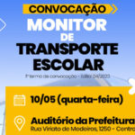 Secretaria da Educação de Sobral convoca monitores do transporte escolar aprovados em seleção