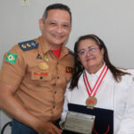 Presidente da Câmara Vereadora Socorrinha Brasileiro recebe medalha do CBM-Ceará
